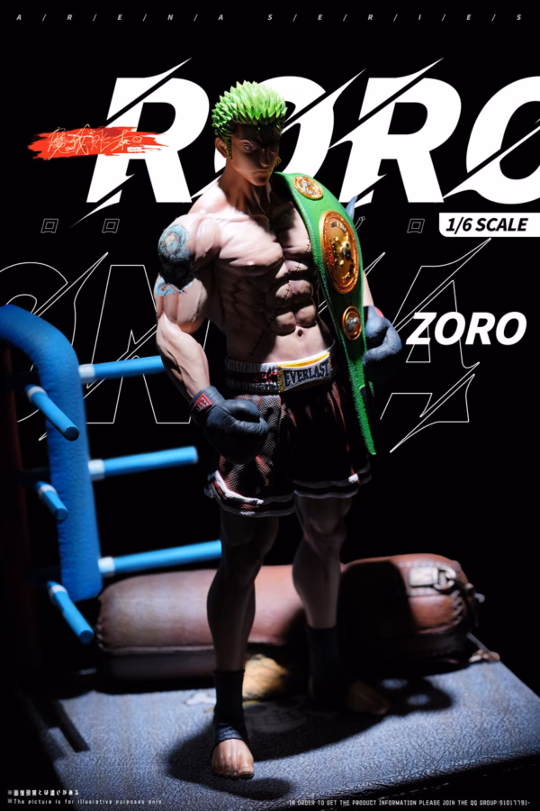 One Piece MWZB Studio Boxer Roronoa Zoro Resin Statue 3