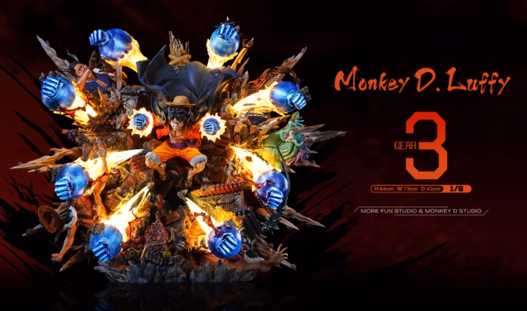One Piece More Fun Studio × Monkey D Studio Luffy Gear 3 Resin Statue
