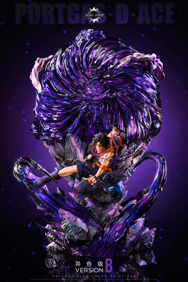One Piece Reset Studio Portgas D Ace Resin Statue 6