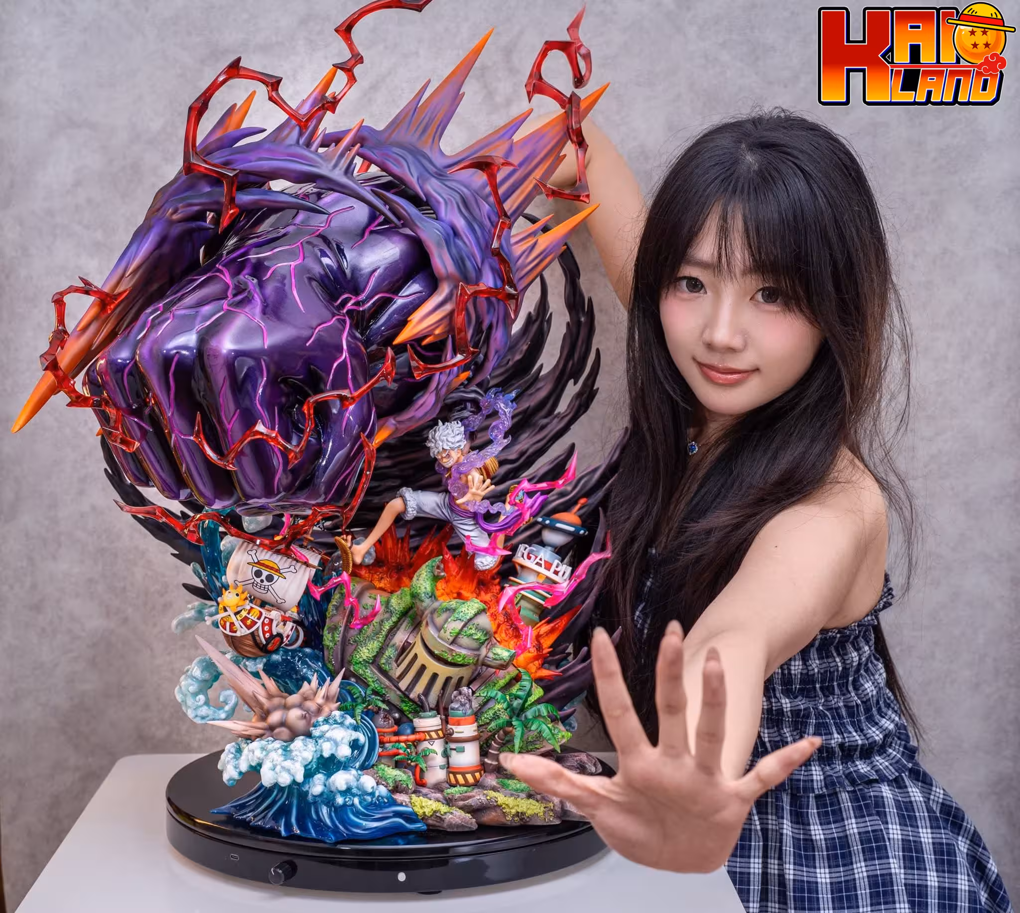 One Piece Seven Studio Luffy Nika Resin Statue