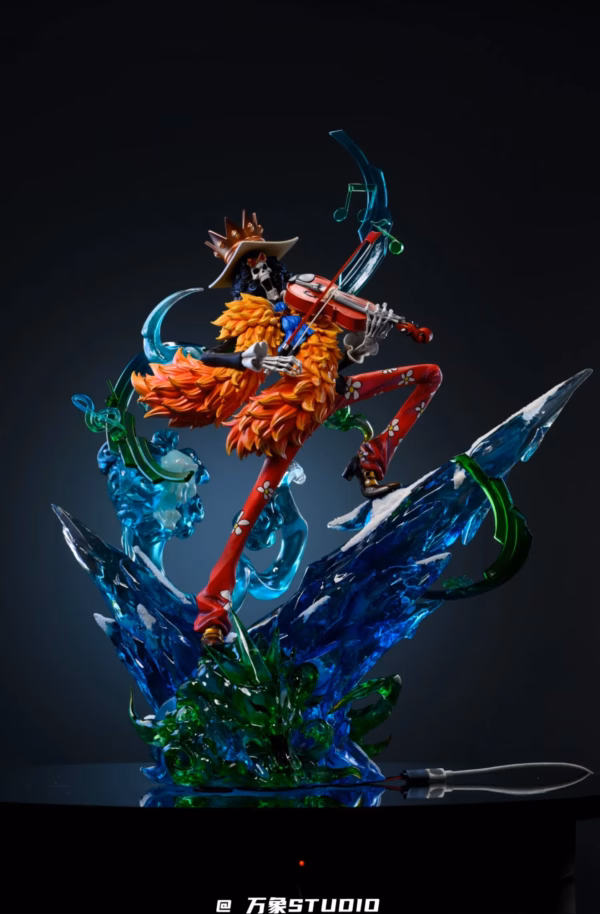 One Piece Wan Xiang Studio Soul King Brook Resin Statue 1