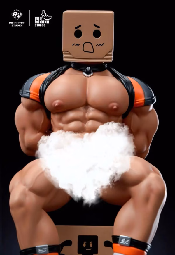 Original Infinity Boyfriend Studio x Bad Banana Studio Trainee Courier Harris Resin Statue 2