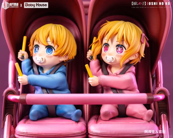 Oshi no Ko Baby House x MJWD Studio Aqua Hoshino x Ruby Hoshino Resin Statue 4