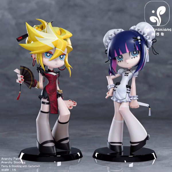 Panty X Stocking With Garterbelt Meng Ya Xiang Studio Panty x Stocking Resin Statue 3