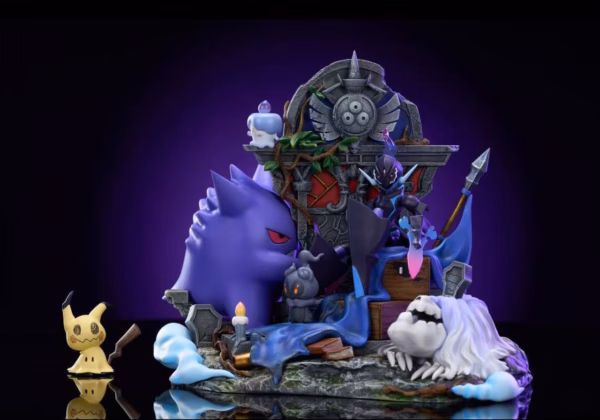 Pokemon Dream Box Studio Ceruledge Throne Resin Statue 2