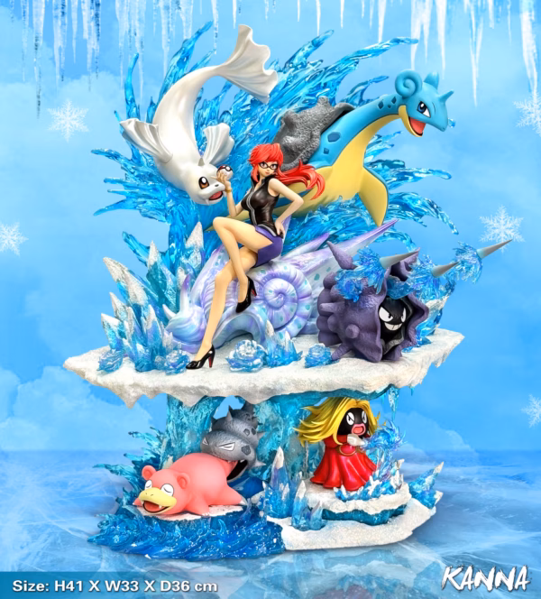 Pokemon EGG Studio Lorelei Kanna Resin Statue 2