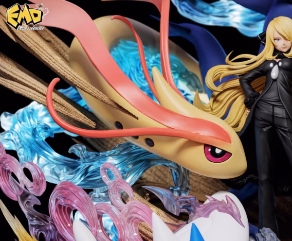 Pokemon EMO Studio Cynthia Resin Statue 6