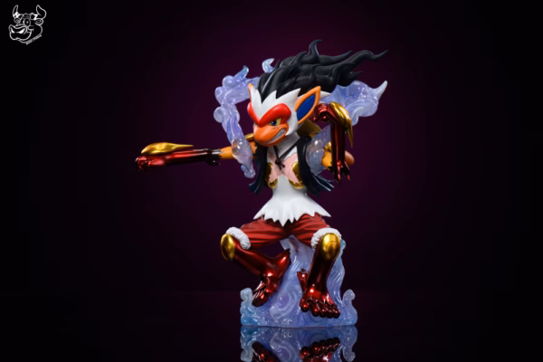 Pokemon NIUZI Studio Infernape Cosplay Gear Fourth Luffy Resin Statue 3