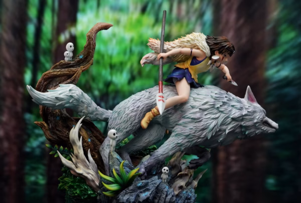 Princess Mononoke MHT Studio San Princess Mononoke Resin Statue 2