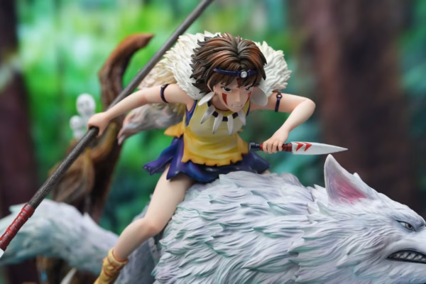 Princess Mononoke MHT Studio San Princess Mononoke Resin Statue 3
