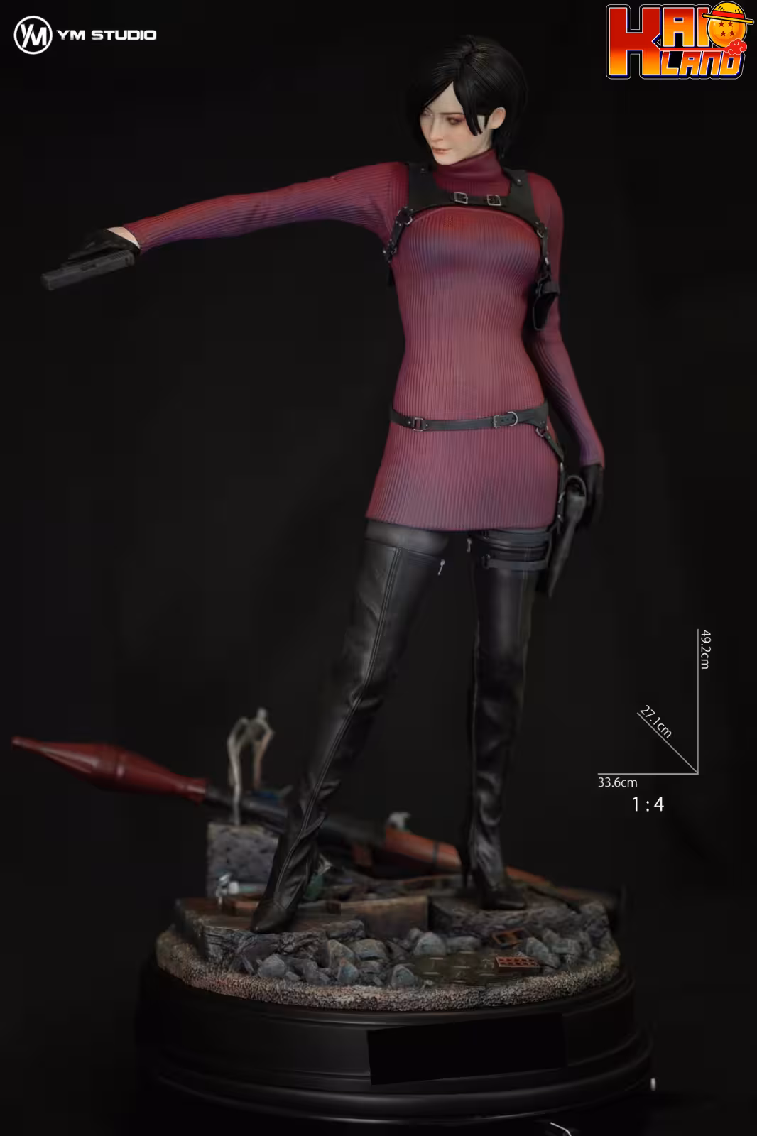 Resident Evil 2 Remake YM Studio Ada Wong Resin Statue