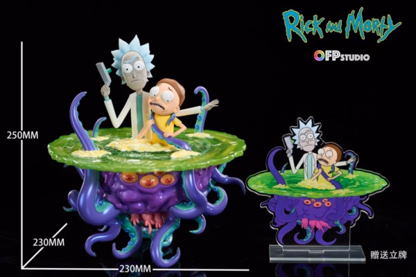 Rick x Morty OFP Studio Rick x Morty Resin Statue 2