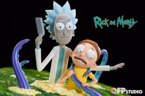 Rick x Morty OFP Studio Rick x Morty Resin Statue 3