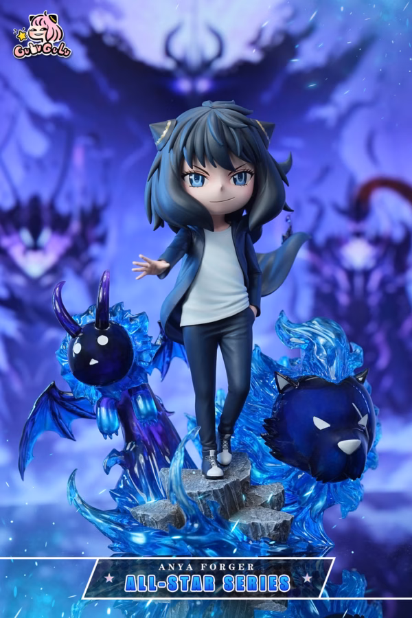 Spy x Family GULUGULU Studio Anya cos Sung Jin Woo Resin Statue 2