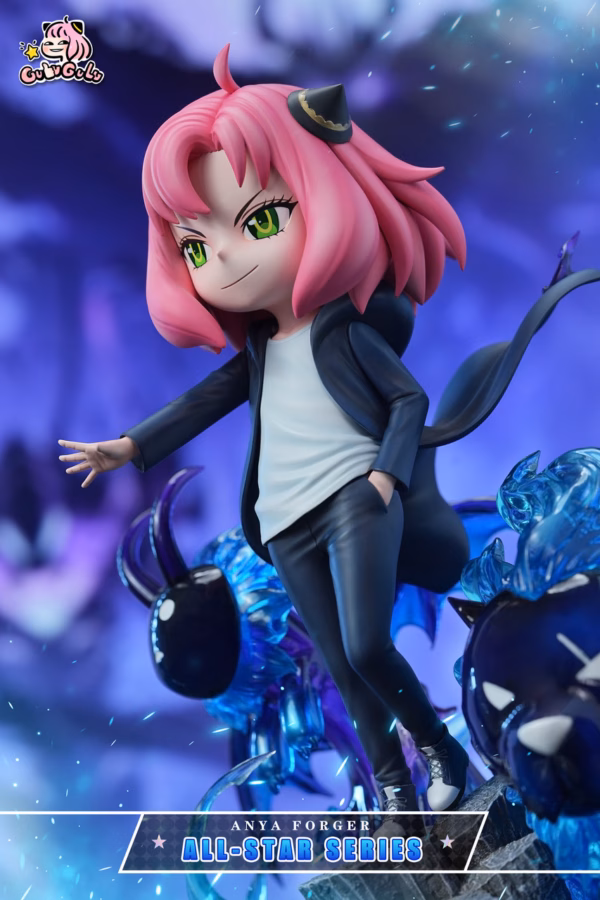 Spy x Family GULUGULU Studio Anya cos Sung Jin Woo Resin Statue 4