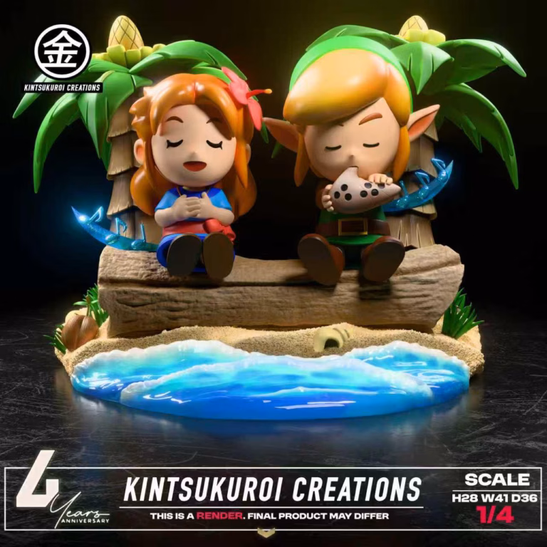 The Legend of Zelda Kintsukuroi Creations Link x Marin Resin Statue