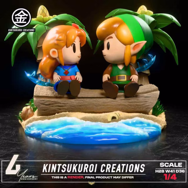 The Legend of Zelda Kintsukuroi Creations Link x Marin Resin Statue 2