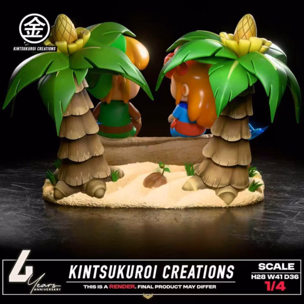 The Legend of Zelda Kintsukuroi Creations Link x Marin Resin Statue 4