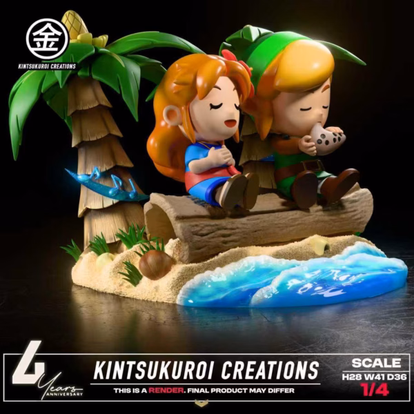 The Legend of Zelda Kintsukuroi Creations Link x Marin Resin Statue 5
