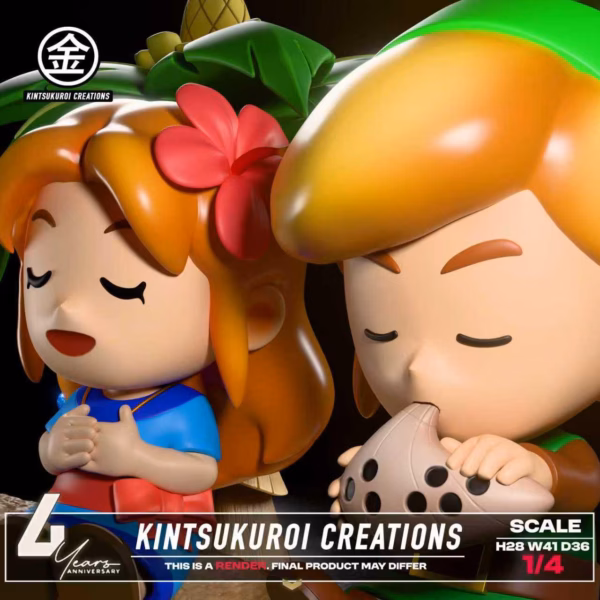 The Legend of Zelda Kintsukuroi Creations Link x Marin Resin Statue 7