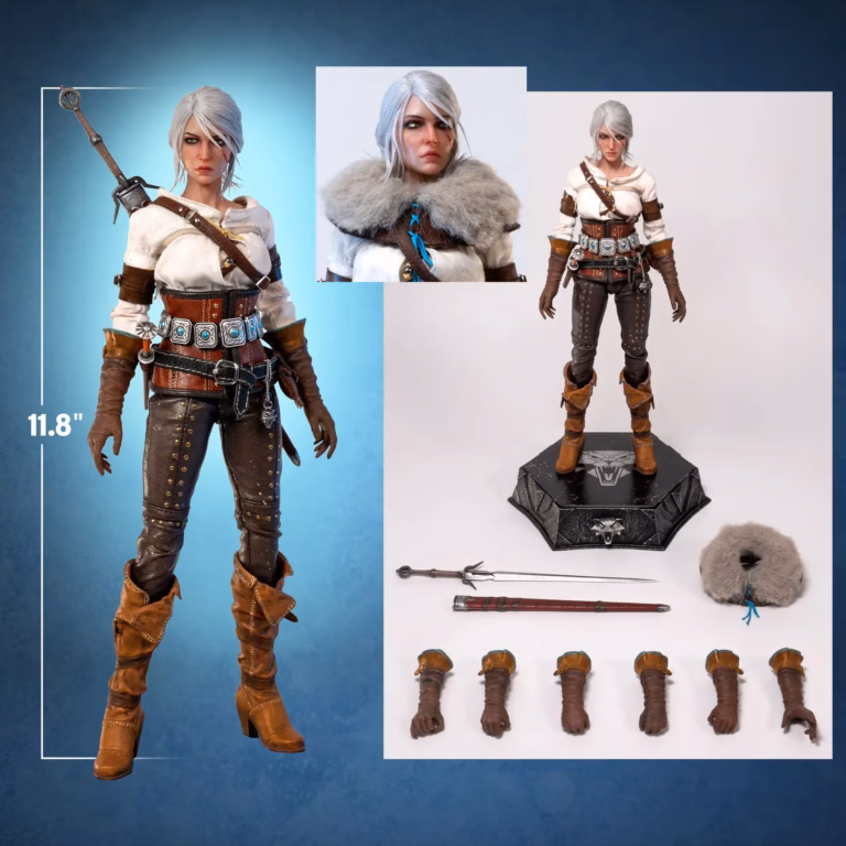 The Witcher 3 Pure Arts Studio The Wild Hunt Ciri of the Cintra Articulated Figure Licensed