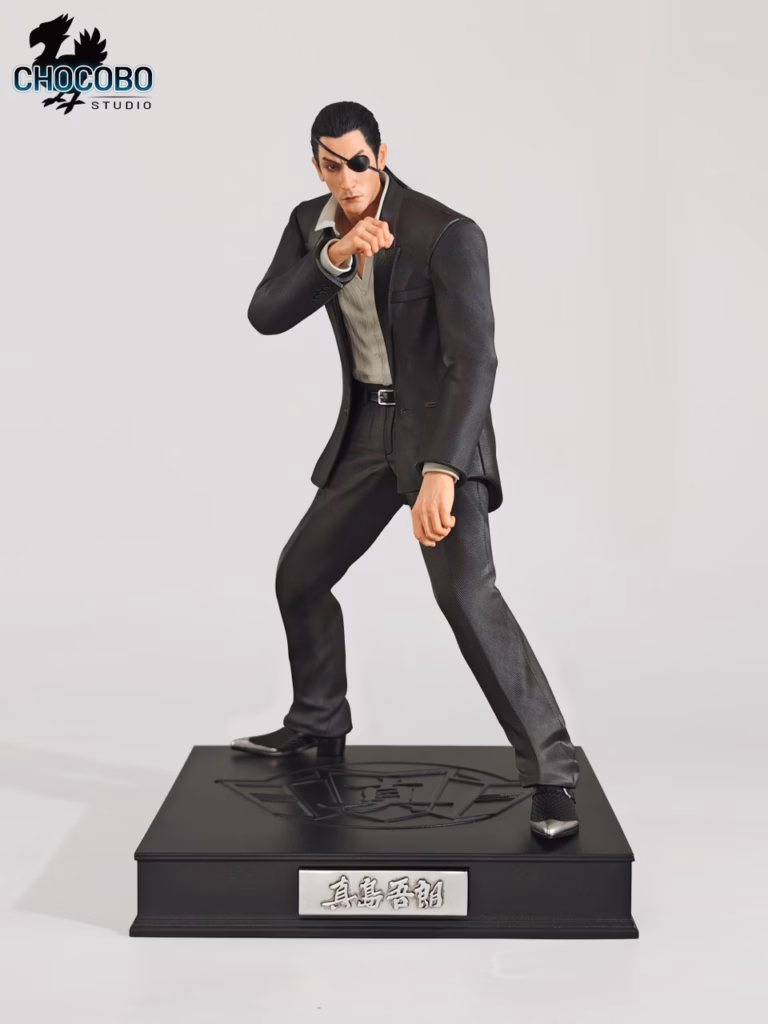 Yakuza CHOCOBO Studio Goro Majima Fighting Pose Resin Statue