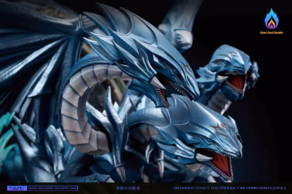 YuGiOh DS Studio Blue Eyes Ultimate Dragon Resin Statue 4