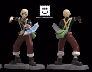 YuGiOh Divine Officer Studio Silent Doll Resin Statue