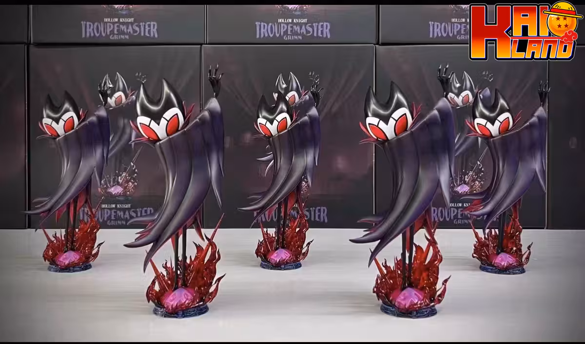 Hollow Knight Stone Custom Studio Troupe Master Grimm Resin Statue