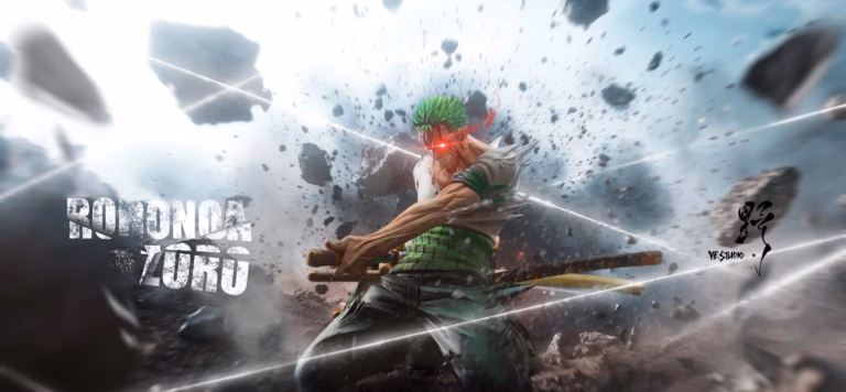 One Piece YE Studio Shishi Sonson Zoro Resin Statue