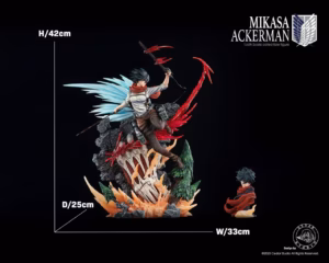 Attack On Titan Cedar Studio Mikasa Ackerman Resin Statue