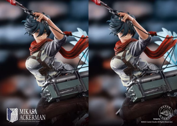 Attack On Titan Cedar Studio Mikasa Ackerman Resin Statue 2