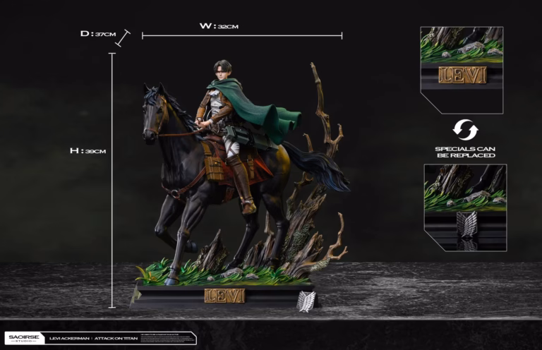 Attack on Titan Saoirse Studio Captain Levi Ackerman Resin Statue