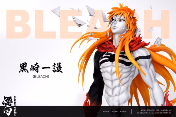 Bleach Piaobai Studio Kurosaki Ichigo Resin Statue 3