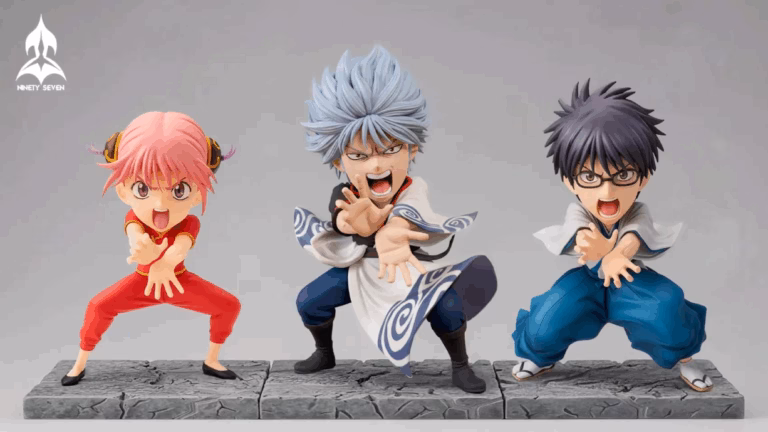 Gintama Ninety Seven Studio Yorozuya Trio Resin Statue