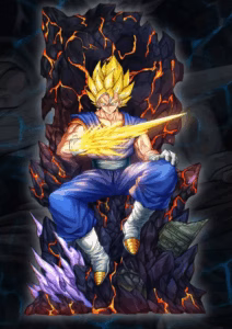 Dragon Ball JW Studio Vegetto Throne Resin Statue