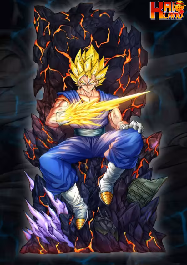 Dragon Ball JW Studio Vegetto Throne Resin Statue