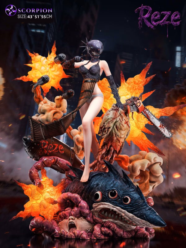 Chainsaw Man Scorpion Studio Reze Resin Statue 1