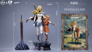 Claymore AT x BIHS Studio Teresa x Clare Resin Statue