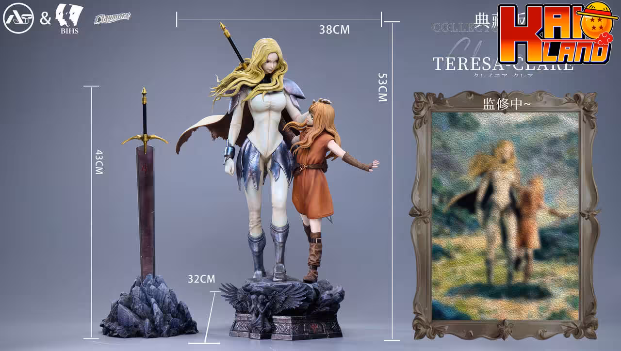 Claymore AT x BIHS Studio Teresa x Clare Resin Statue