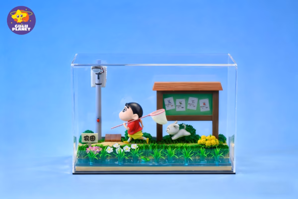 Crayon Shin Chan Gulu Planet Shin Chan Coal City Resin Statue 6