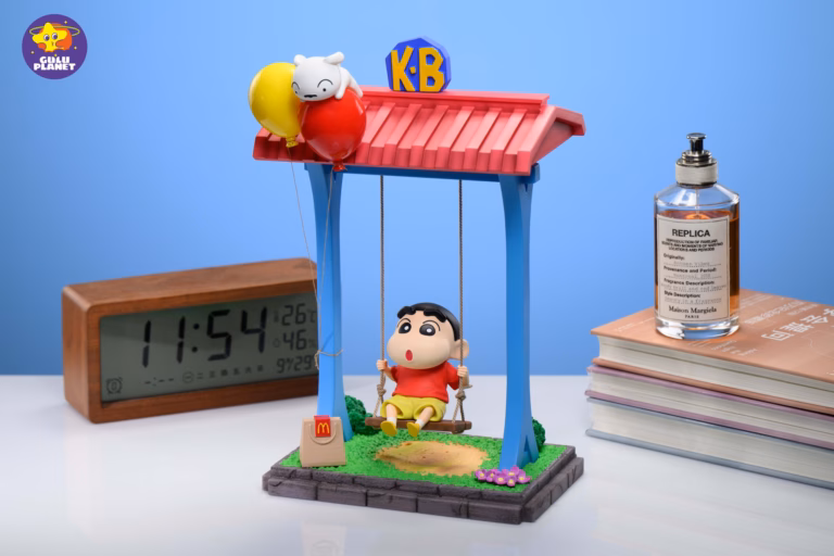 Crayon Shin Chan GuluPlanet Studio Swing Shinchan Resin Statue