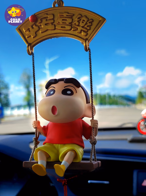 Crayon Shin Chan GuluPlanet Studio Swing Shinchan Resin Statue 2