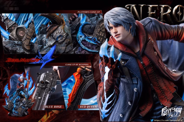 Devil May Cry 4 Fantasy Studio Nero Resin Statue 4