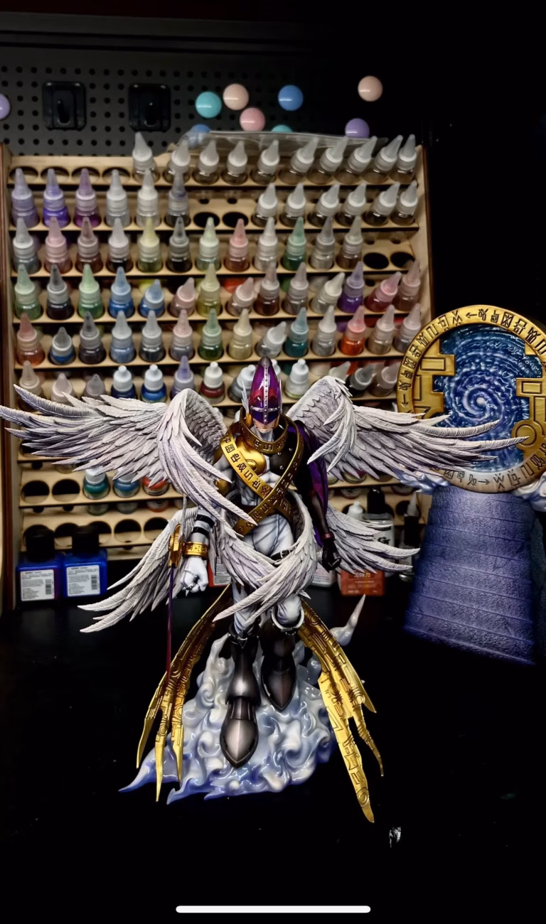 Digimon Soar Studio Holy Angemon Resin Statue