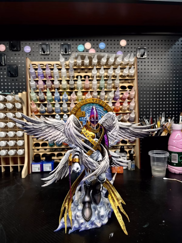 Digimon Soar Studio Holy Angemon Resin Statue 2