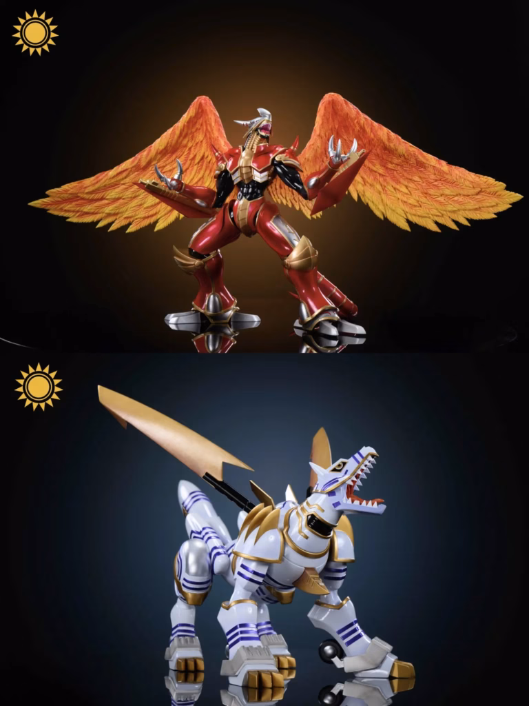Digimon Sun Toys Studio Vritramon x Garummon Resin Statue