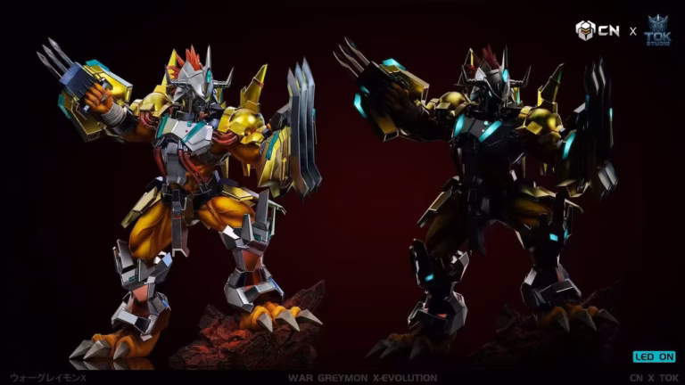 Digimon TOK Studio WarGreymon X Evolution Resin Statue