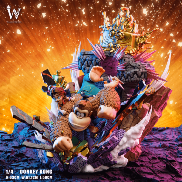 Donkey Kong Wake Studio Donkey Kong Bananza Resin Statue 2