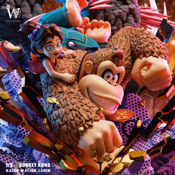 Donkey Kong Wake Studio Donkey Kong Bananza Resin Statue 7